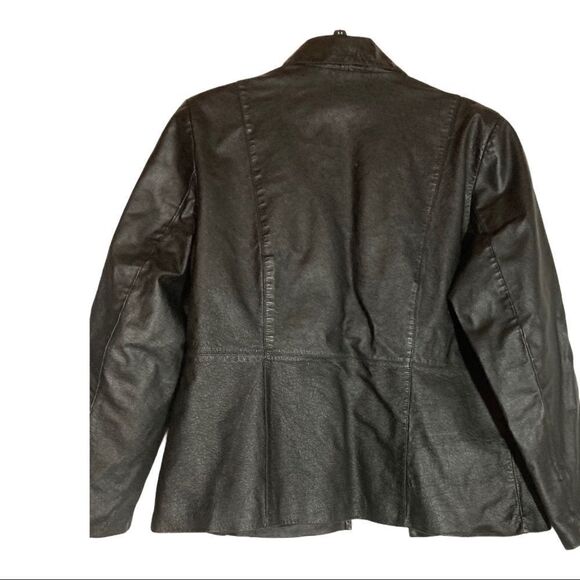 WORTHINGTON, Leather jacket, Black, Women’s Sz Large SEE DESCRIPTION - Picture 2 of 13